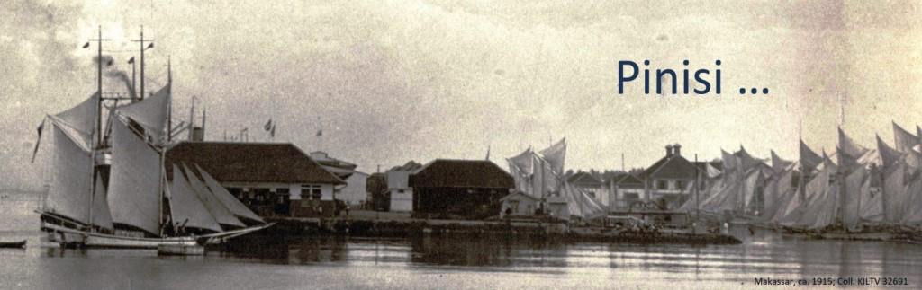 Pelabuhan Perahu Makassar, sekitar 1920; foto koleksi KITLV 32691